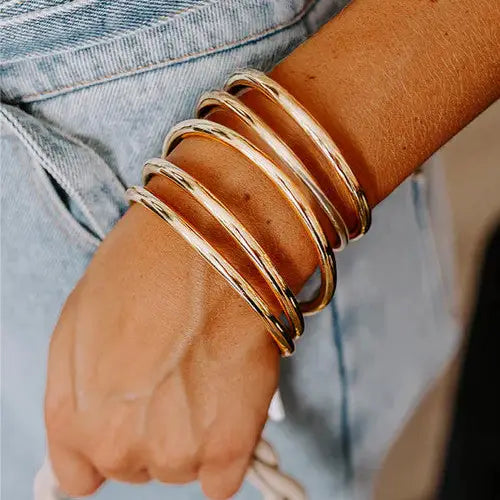 Gold Bangle Bracelet