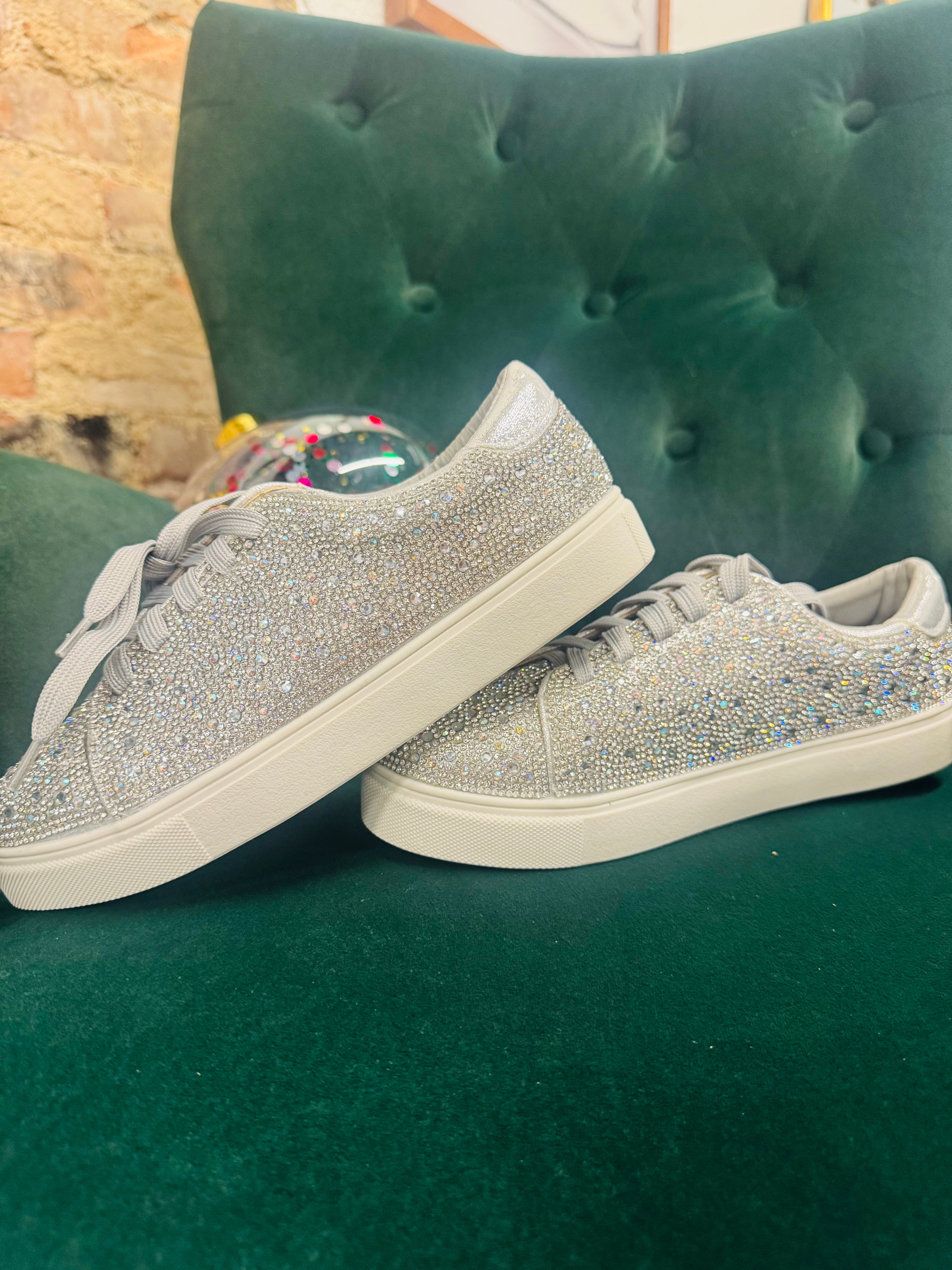 Rhinestone Tennis shoes