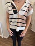 Color block sweater