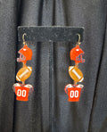 Football earrings
