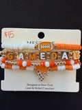 Game day bracelet set